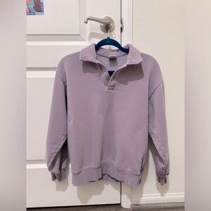 Aritzia TNA Cozy Fleece Top XS